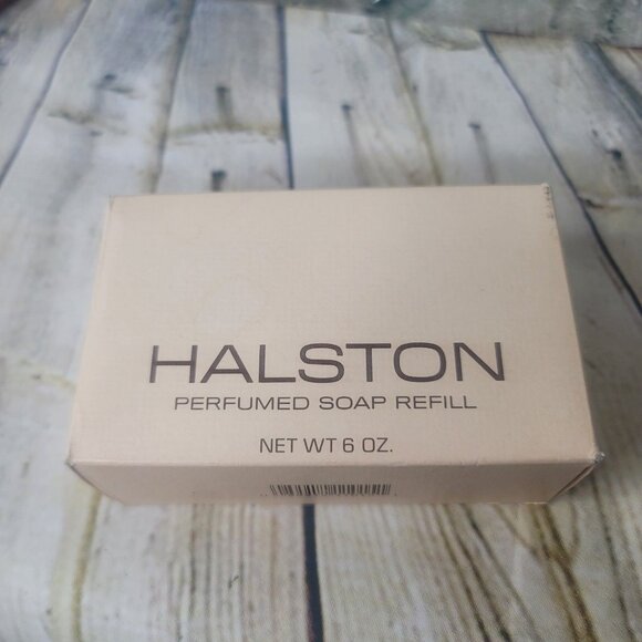 Vintage Halston Perfumed Soap Bar 6oz Sealed Original Box - Picture 1 of 2